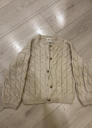 Кофта тепла вʼязана