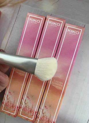 Двостороння кисть kiko milano tuscan3 фото