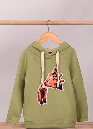 Детское худи сезон зима, теплая на флисе 
от 3 до 6 рочков рисунок пришит.