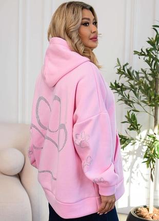 Стильне, тепле худі на флісі