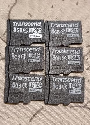Карта памяти 8 гб transcend 4.97-7.31/20.0-42.5 microsd microsdhc