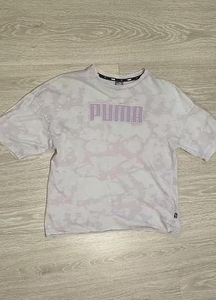 Футболка puma пума бавовна хлопок жіноча женская овер