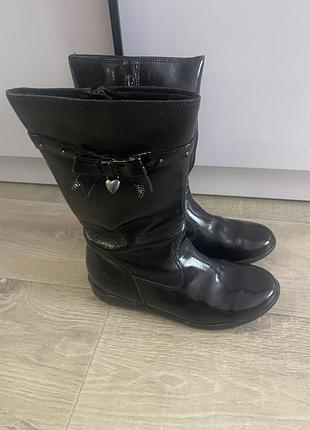 Чоботи демісезонні clarks 19см.шкіра