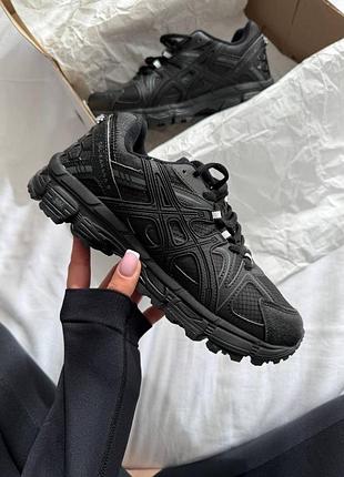 Asics gel kahana 8 black термо жіночі кросівки
