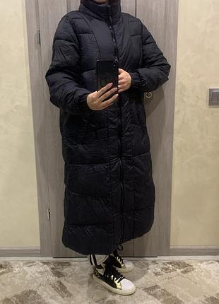 Стьобане пальто демісезонне