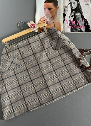 Юбка в клетку 3xl-4xl