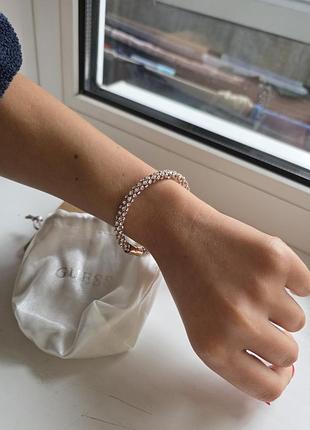 Браслет guess glamazon rose bangle .оригінал. 3