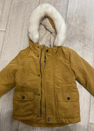 Демісезонна курточка-парка для хлопчика