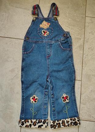 Комбинезон джинсовый на 1,5- 2 года