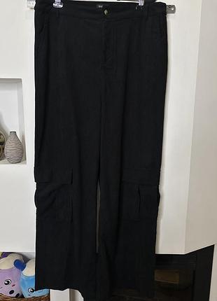 Штаны-карго в рубчик р. 16/18