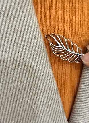 Срібна брошка 925 проба