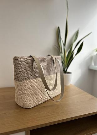 Сумка шопер з поліефірного шнура