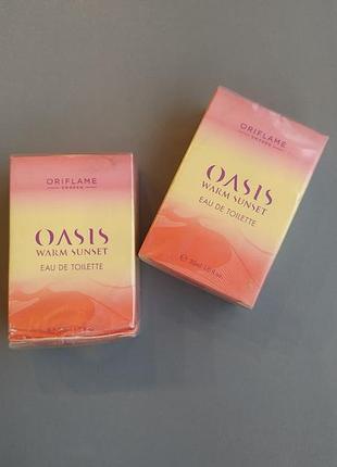 Oasis warm sunset oriflame туалетная вода орифлейм1 фото