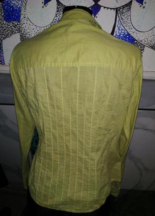 Красивая оливковая блузка в рубчик винтаж бохо laura ashley3 фото