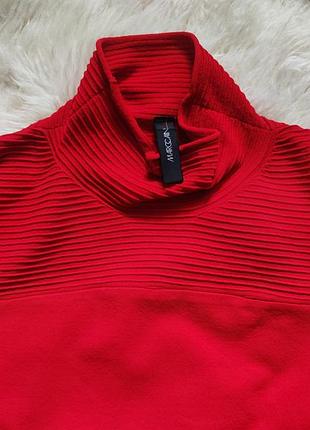 Эластичный лонгслив с воротом (гольф) из вискозы от mark cain