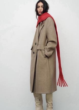 Пальто вовняне zara
