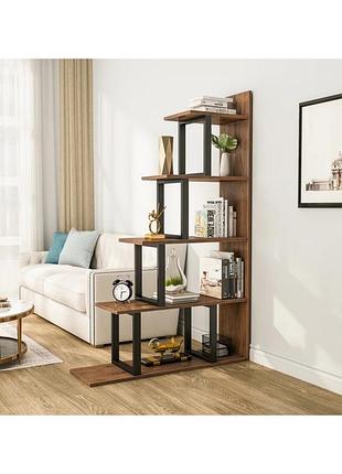 Стеллаж sorren msm - стильный l-образный стеллаж с 5 полками
