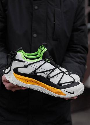 Кроссовки nike acg terra antarktik low gore-tex white black yellow