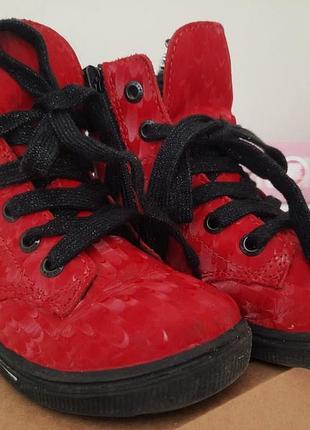 Кожаные демисезонные ботинки ricosta, размер 25