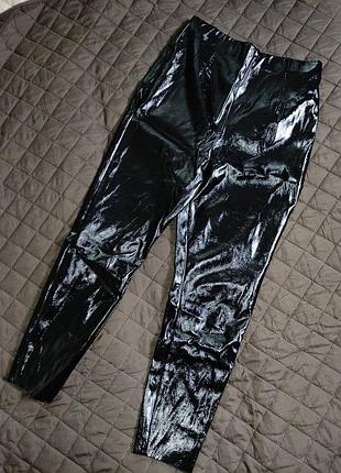 Asos ugos14 леггинсы экокожа лак