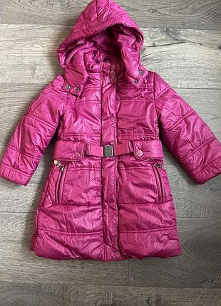 Пальто куртка фуксія осінь