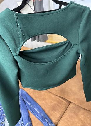 Стильний лонгслів zara 3