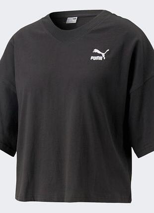 Жіноча вкорочена футболка puma