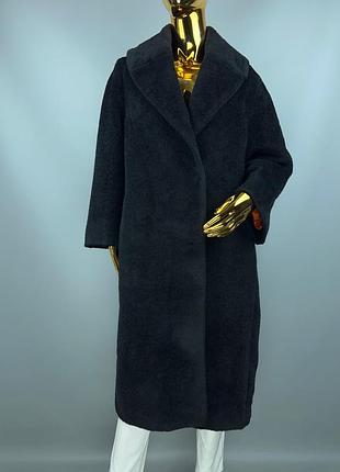 Пальто шуба із альпакілюкс бренда  maison lener