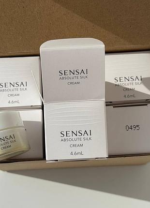 Відновлювальний крем для обличчя sensai absolute silk cream  міні по 4,6мл