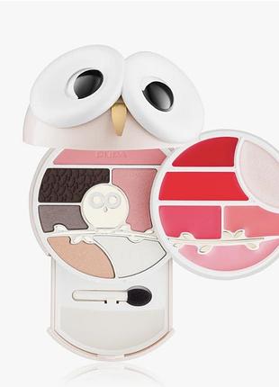 Pupa owl 3 face eyes & lips beauty kit набір для макіяжу очей і губ