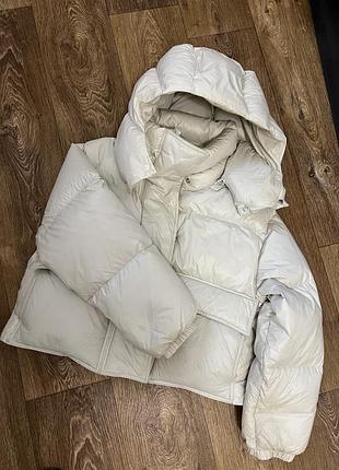 Куртка пух-перо h&m premium