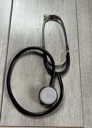 Медичний пристрій стетоскоп littmann чорного кольору медичне приладдя