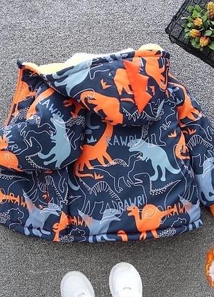 Куртка для хлопчика з динозаврами