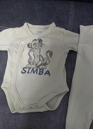 Набор из бодика и ползунков