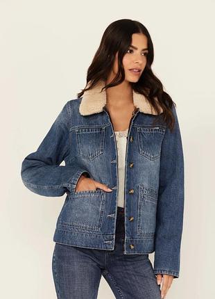 Джинсова утеплена куртка by very 12-14