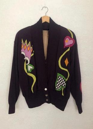 Кардиган кофта винтаж коттон xs/s/m