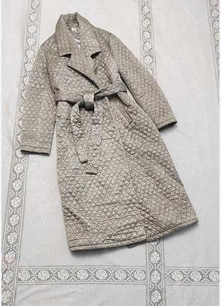 Стеганый тренч, плащ, куртка