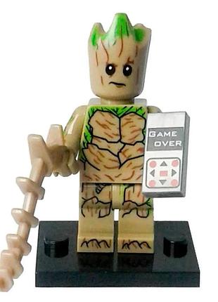 Детский конструктор marvel лего минифигурки марвел стражи галактики грут конструктор для детей