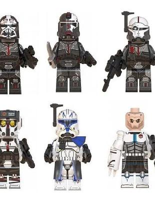 Детский конструктор star wars лего набор минифигурок звездные войны бракованная партия конструктор для детей