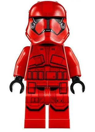 Детский конструктор star wars лего минифигурки звездные войны красный шурмовик первого ордена конструктор для детей