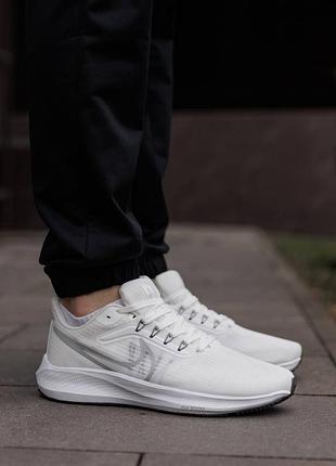 Кроссовки nike air zoom pegasus 39 white silver