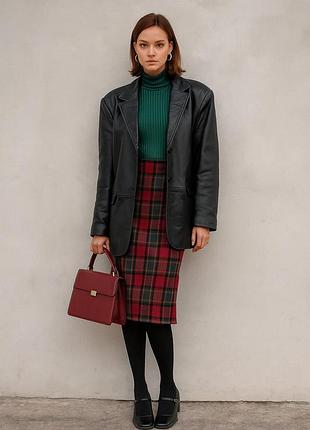 Вінтажна вовняна міді спідниця   marks & spenser 90 роки