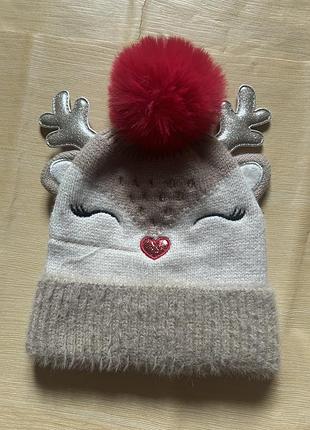 Тепла шапка на дівчинку primark