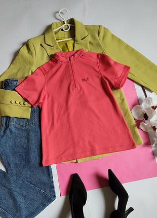 🎀 спортивная женская футболка на молнии 🎀