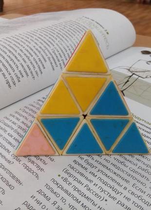 Треугольный кубик рубика ссср пирамида мефферта головоломка советская винтаж8 фото