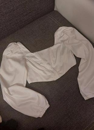 Атласна корсетна кофтинка