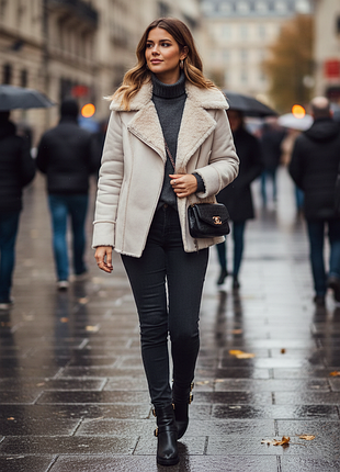 Натуральная дубленка, курточка