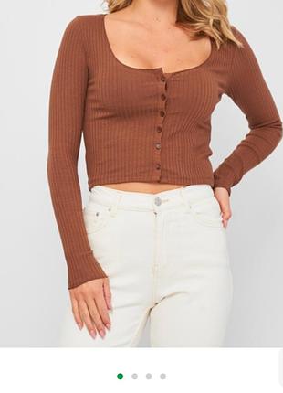 Вкорочена кофта топ stradivarius