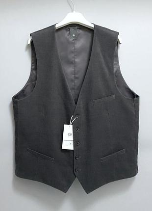 C&amp;a - жилет коттоновый - 2xl • 56 - со всех сторон одинаково серый вельвет - 2149435 - кэжуал жилетка мужская классическая ж56
