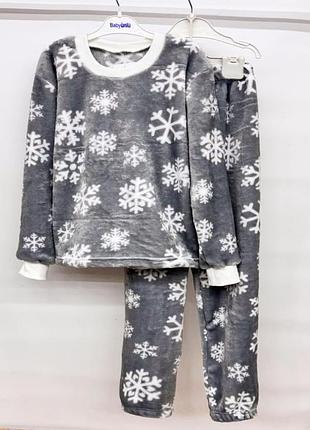 Піжама утеплена зимова підліткова на зріст 134-158